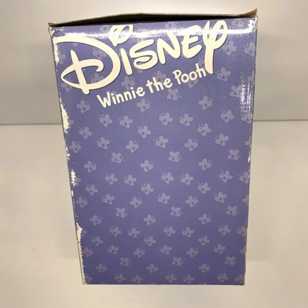 1991 Vintage Disney Winnie The Pooh Anniversary Clock Glass Dome Bees - in box